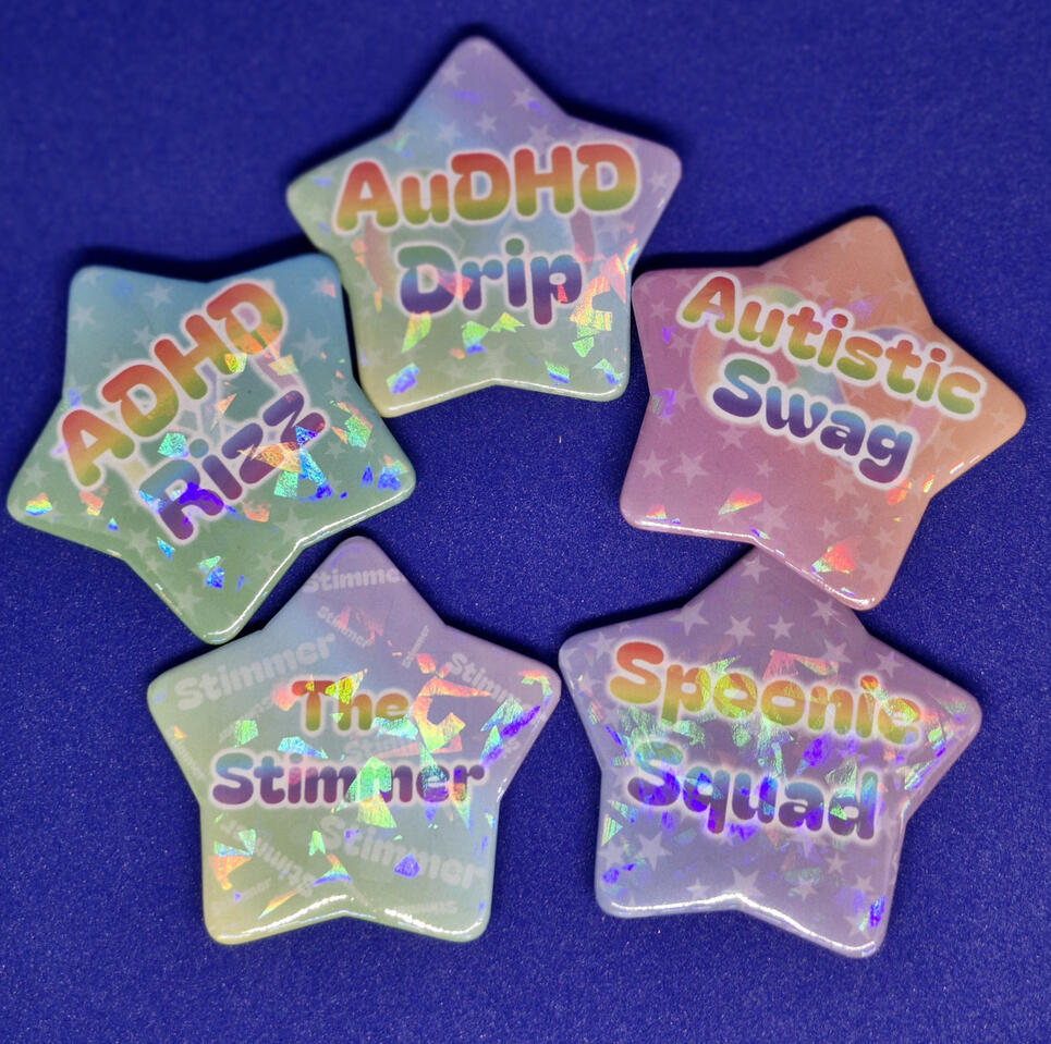 Neurodivergent badges